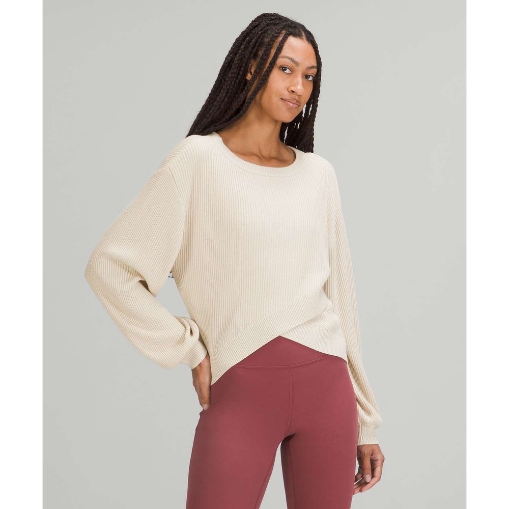 Lululemon Reversible Crossover Sweater Size 6